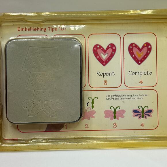 Sizzix Celebration Set #2 Sizzlits 4 Dies Cake Gifts Hat Wish - Picture 6 of 9